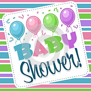 Baby Shower Illustration