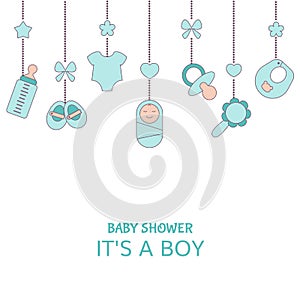 Baby shower invitation card