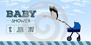 Baby shower invitational card