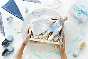 Baby Shower newborn gifts celebration photo