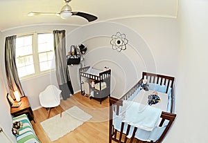 Baby sleeping in nursery