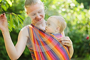 Baby in sling