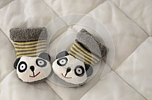 Baby socks animal face