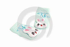 Baby socks isolated on white background