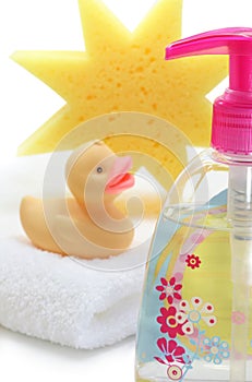 Baby spa on white