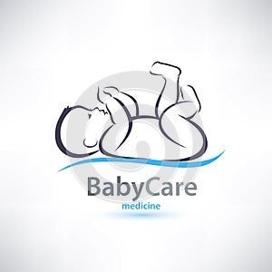 Baby stylized symbol photo