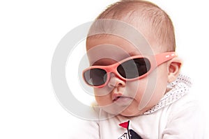 Baby with sunglasses