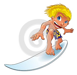 Baby Surfing