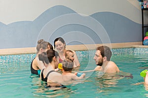 Baby swimming lessons