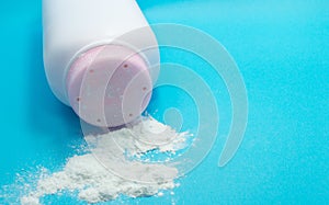 Baby talcum powder container