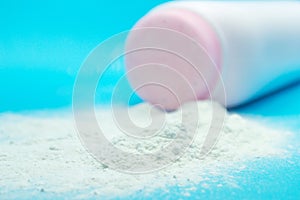 Baby talcum powder container