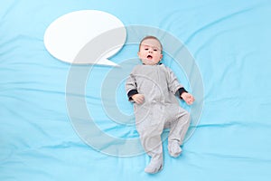 Baby Talking with Speech Bubble Learning Language