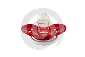 Baby teat, pacifier isolated photo.