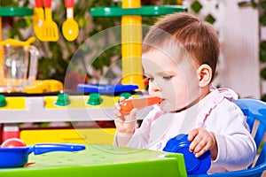 Baby and toy kitchen 2