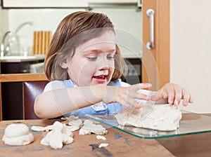 Baby toys sculpts dough photo