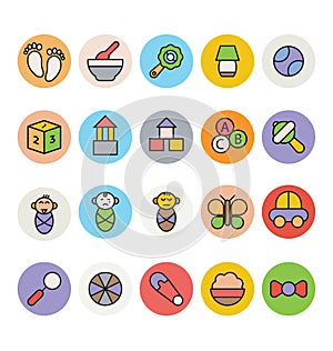 Baby Vector Icons 6