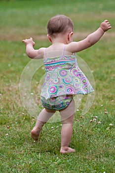 Baby walking