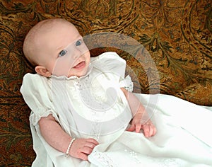 Baby in White Dress