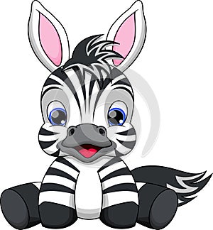 Baby zebra cartoon