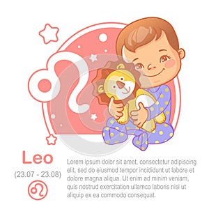 Baby zodiac leo