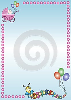 Babybuggy and caterpillar