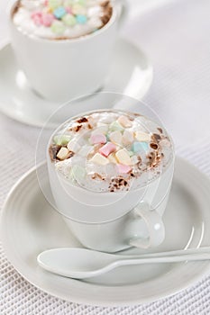 Babyccino - sugar free warm milk with milk foam for kids