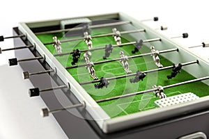 Babyfoot table isolated on white background