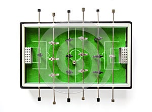 Babyfoot table isolated on white background