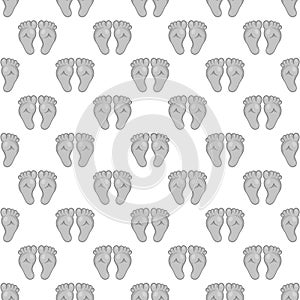 Babys feet seamless pattern