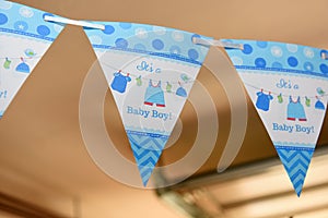 Babyshower banner.