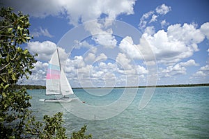 Bacalar lagoon, Mexico