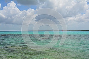 Bacalar Lagoon in Quintana Roo Mexico