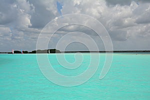 Bacalar Lagoon in Quintana Roo Mexico
