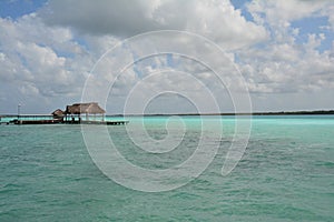 Bacalar Lagoon in Quintana Roo Mexico