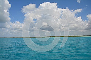 Bacalar Lagoon in Quintana Roo Mexico