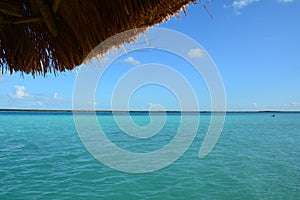 Bacalar Lagoon in Quintana Roo Mexico