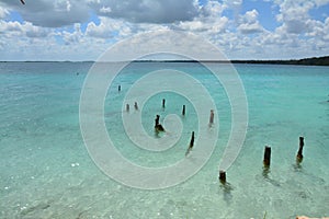 Bacalar Lagoon in Quintana Roo Mexico