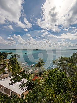 Bacalar Lagoon of Seven Colors