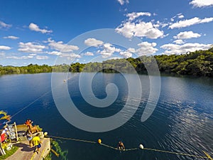 Bacalar Mexico Cenote Landscape