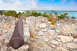 Bacalar San Felipe fort Quintana Roo Mexico