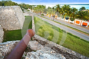 Bacalar San Felipe fort Quintana Roo Mexico