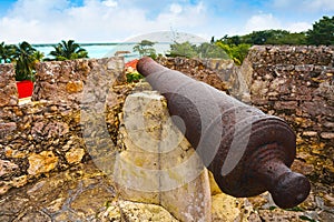 Bacalar San Felipe fort Quintana Roo Mexico photo