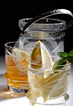 Bacardi with lemon