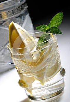 Bacardi with lemon