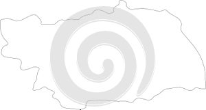 Bacau Romania outline map