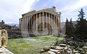 Bacchus Temple at Baalbek, Lebanon
