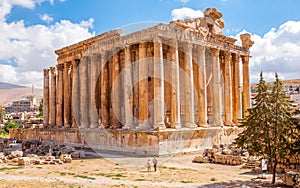 Bacchus temple in Baalbek, Lebanon