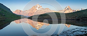 Bachalpsee in the Swiss Alps Bernese Oberland, Grindelwald, Europe