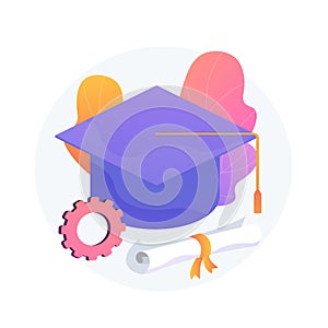 Bachelor degree vector concept metaphor