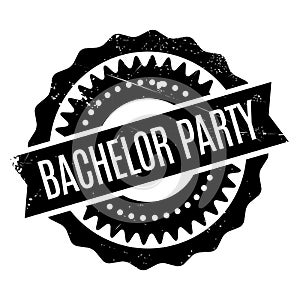 Bachelor Party rubber stamp